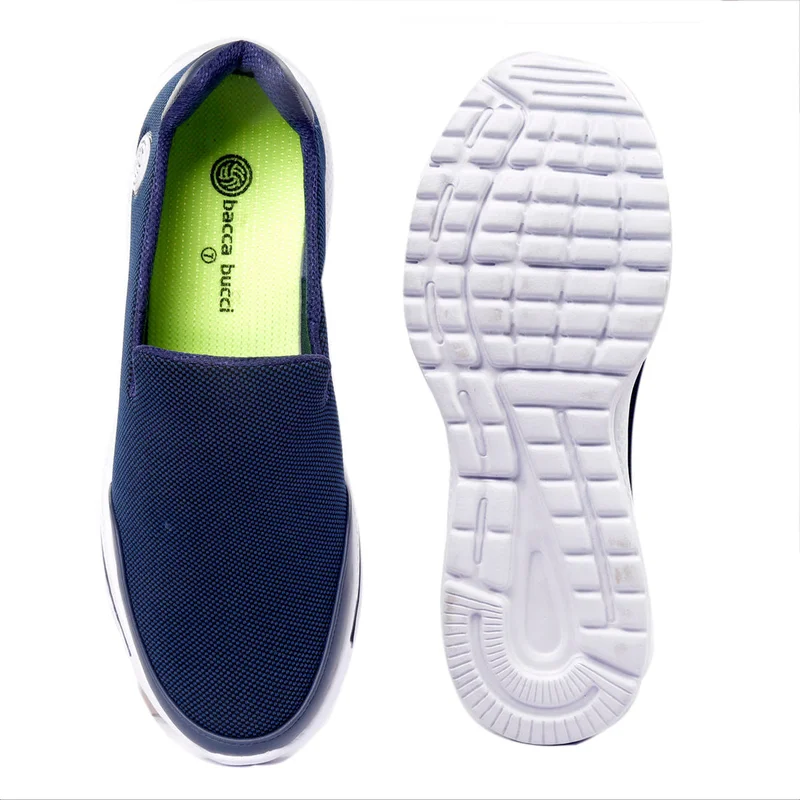 Bacca Bucci Blue Comfortable Lightweight Walking Shoes for Men | Best Price UAE